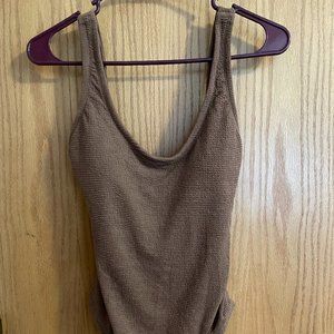 NWT Women's Crinkle Textured Swimsuit